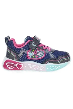 Sneakers blu con luci a LED e dettagli glitter M-Kids MG25104