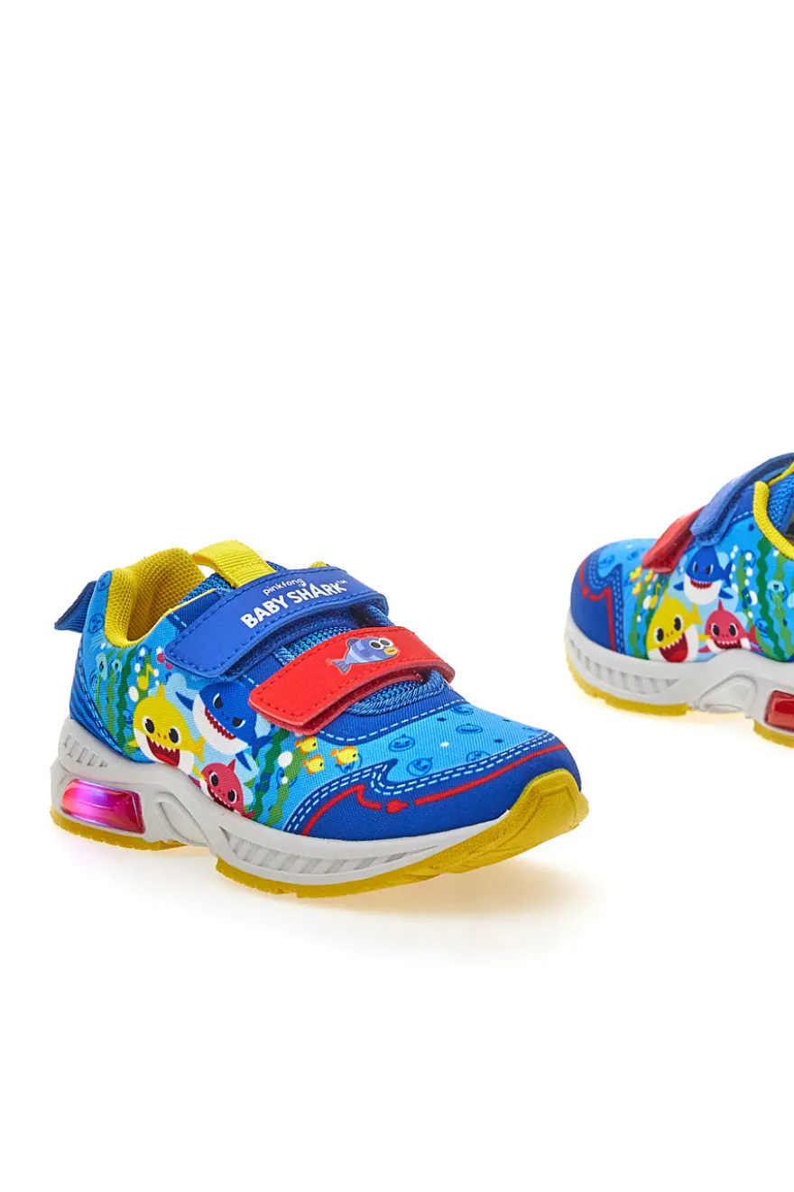 Sneakers Blu con Luci Bay Shark 7607