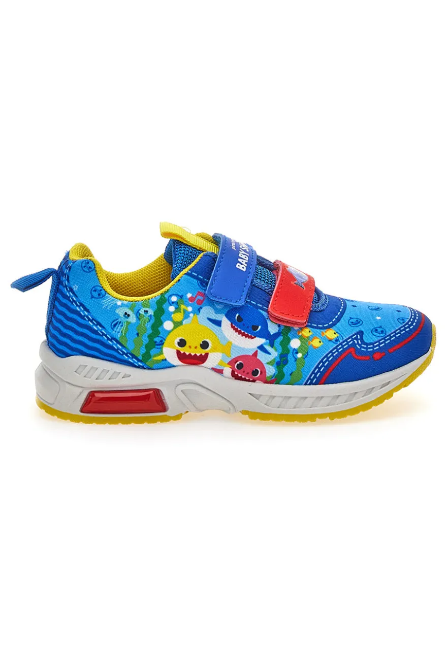 Sneakers Blu con Luci Bay Shark 7607