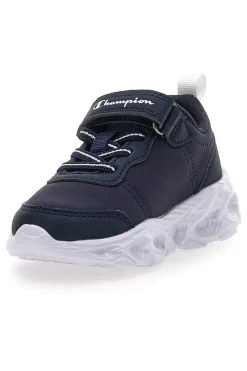 Sneakers blu con luci chiusura a strappo Champion Funfair Print U TD Low Cut