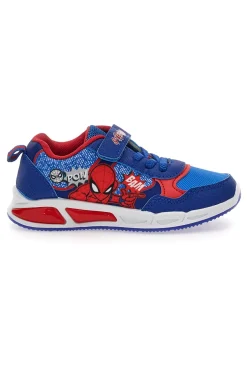 Sneakers blu con luci chiusura a strappo Spiderman R1310633T10