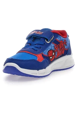 Sneakers blu con luci chiusura a strappo Spiderman R1310633T10