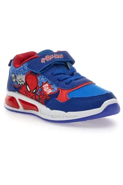 Sneakers blu con luci chiusura a strappo Spiderman R1310633T10