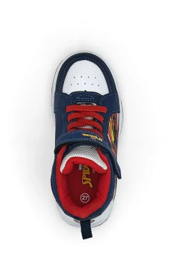 Sneakers blu con luci e chiusura a strappo Spiderman M13194MC