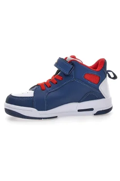 Sneakers blu con luci e chiusura a strappo Spiderman M13194MC