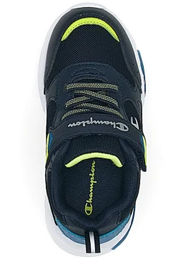 Sneakers Blu con Luci e Chiusura con Stappo CHAMPION WAVE B TD
