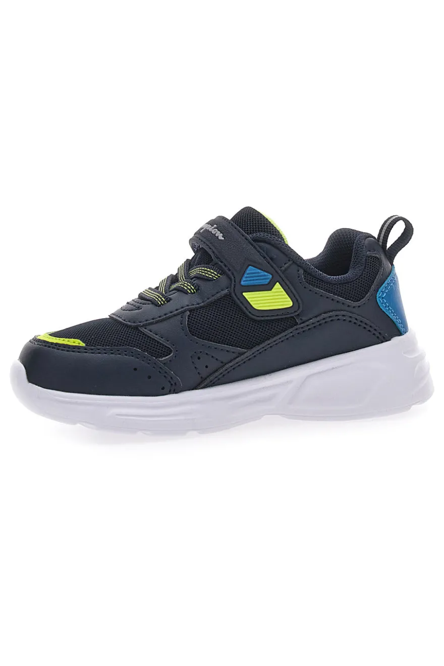 Sneakers Blu con Luci e Chiusura con Stappo CHAMPION WAVE B TD