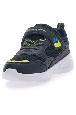 Sneakers Blu con Luci e Chiusura con Stappo CHAMPION WAVE B TD