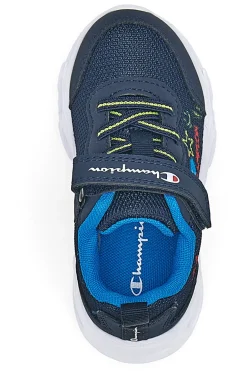 Sneakers blu con luci e stampa grafica Champion Funfair Print B TD