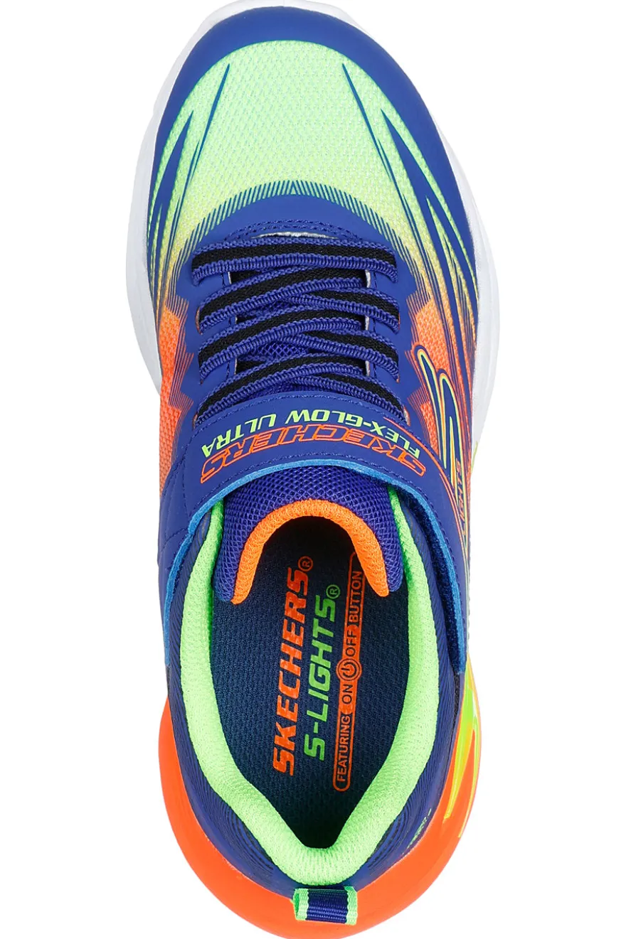 Sneakers blu con luci LED Flex-Glow Ultra Skechers