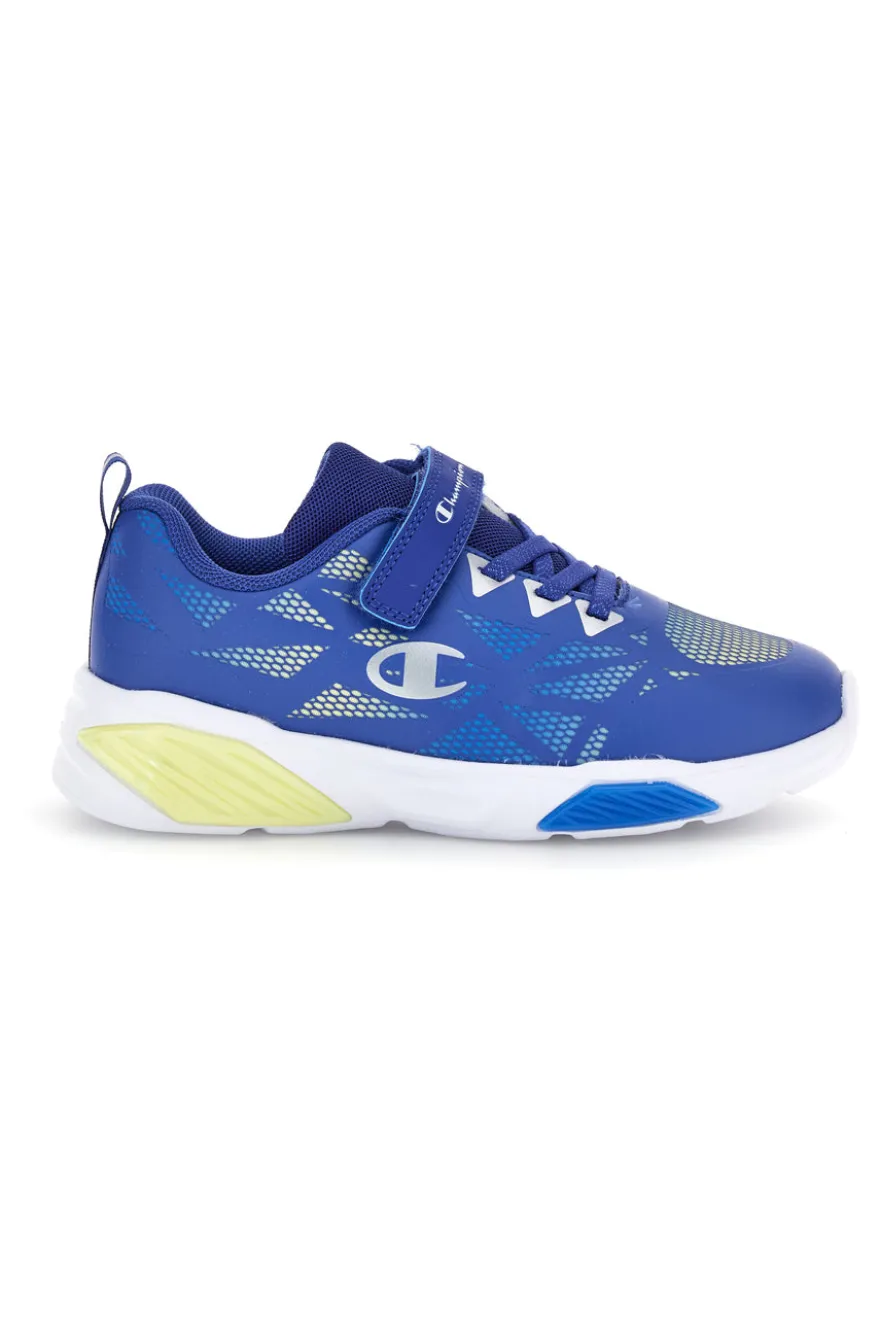 Sneakers blu con luci nell'intersuola Champion WAVE TRI B PS