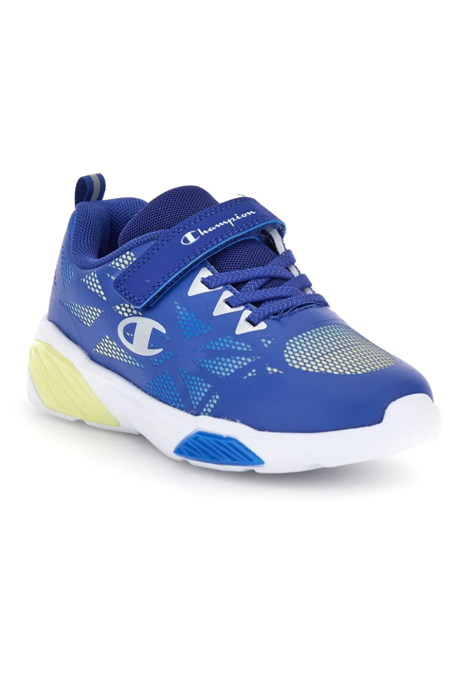 Sneakers blu con luci nell'intersuola Champion WAVE TRI B PS