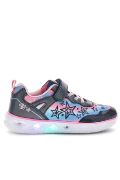 Sneakers Blu con luci Pitt kids 11325
