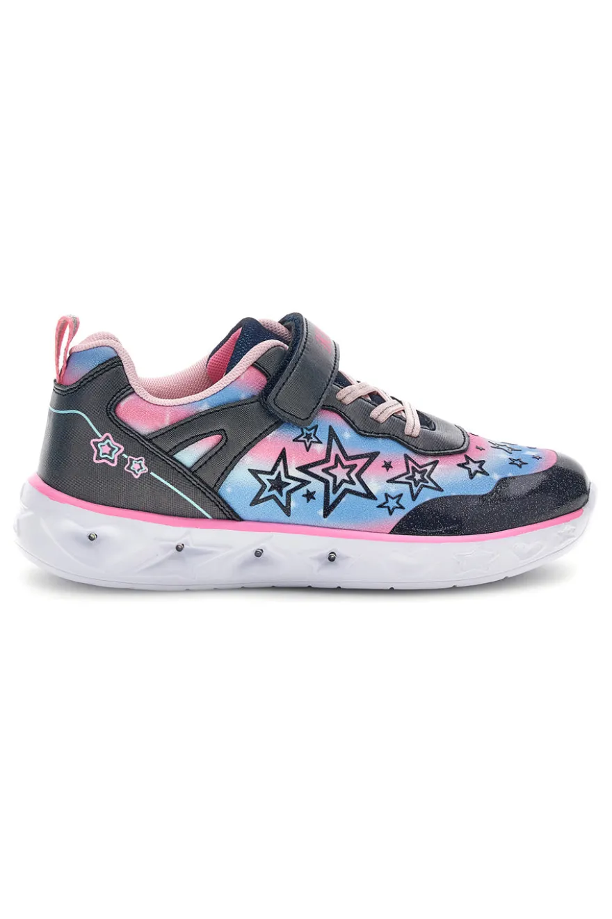 Sneakers Blu con luci Pitt kids 11325