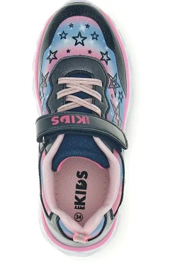 Sneakers Blu con luci Pitt kids 11325