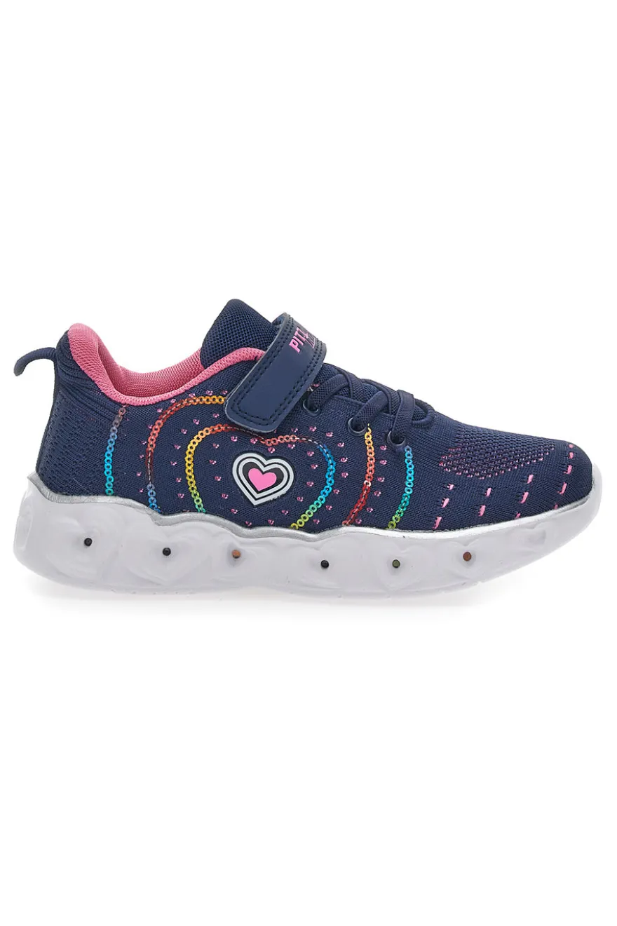 Sneakers Blu con Luci Pitt Kids 23121