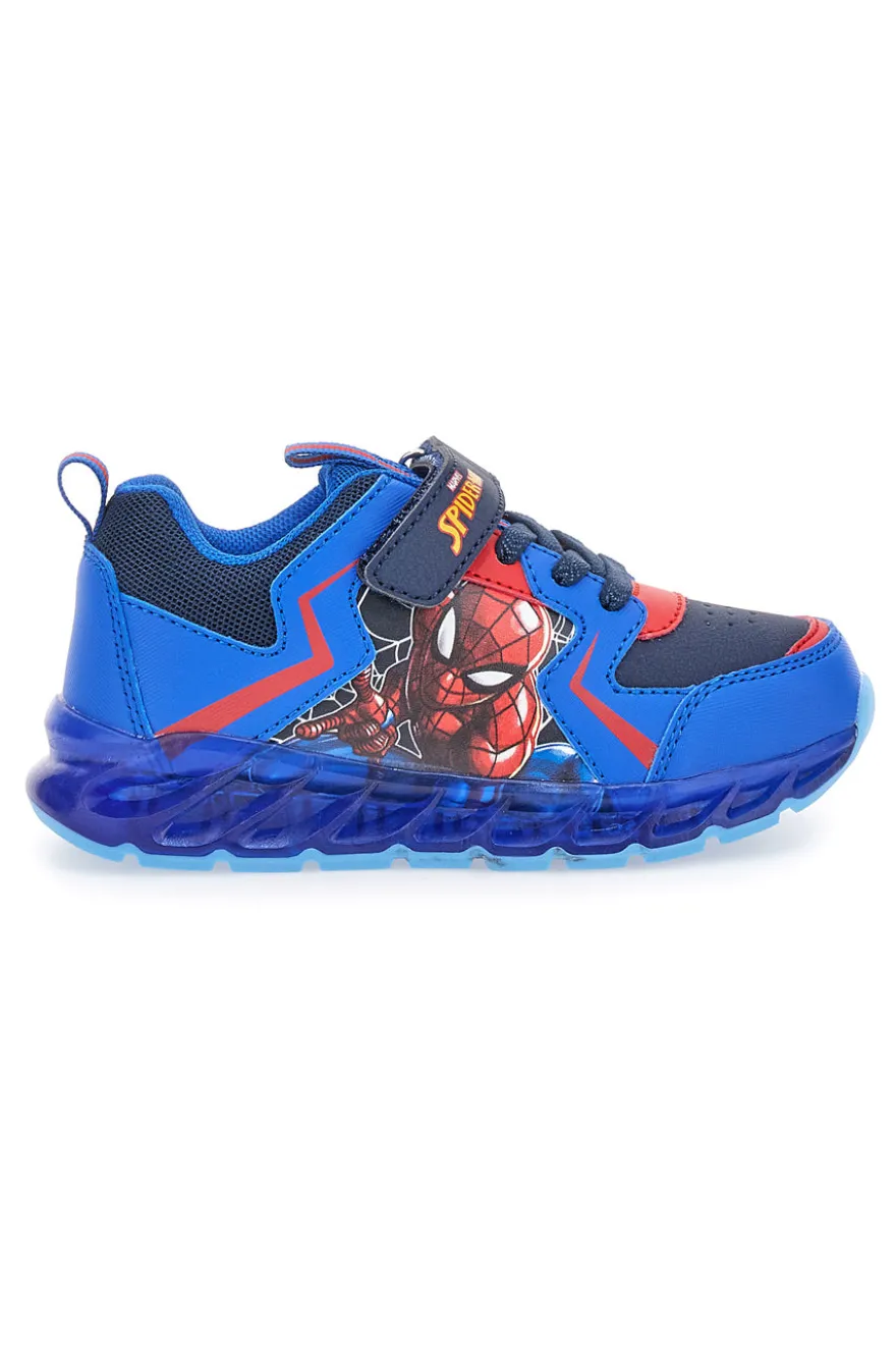Sneakers blu con luci Spiderman R1310629S