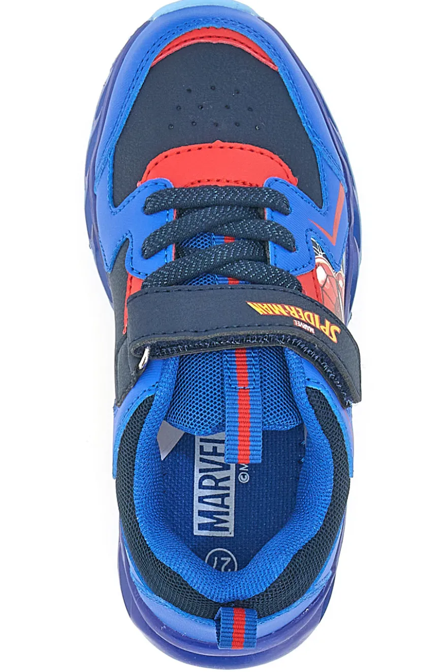 Sneakers blu con luci Spiderman R1310629S