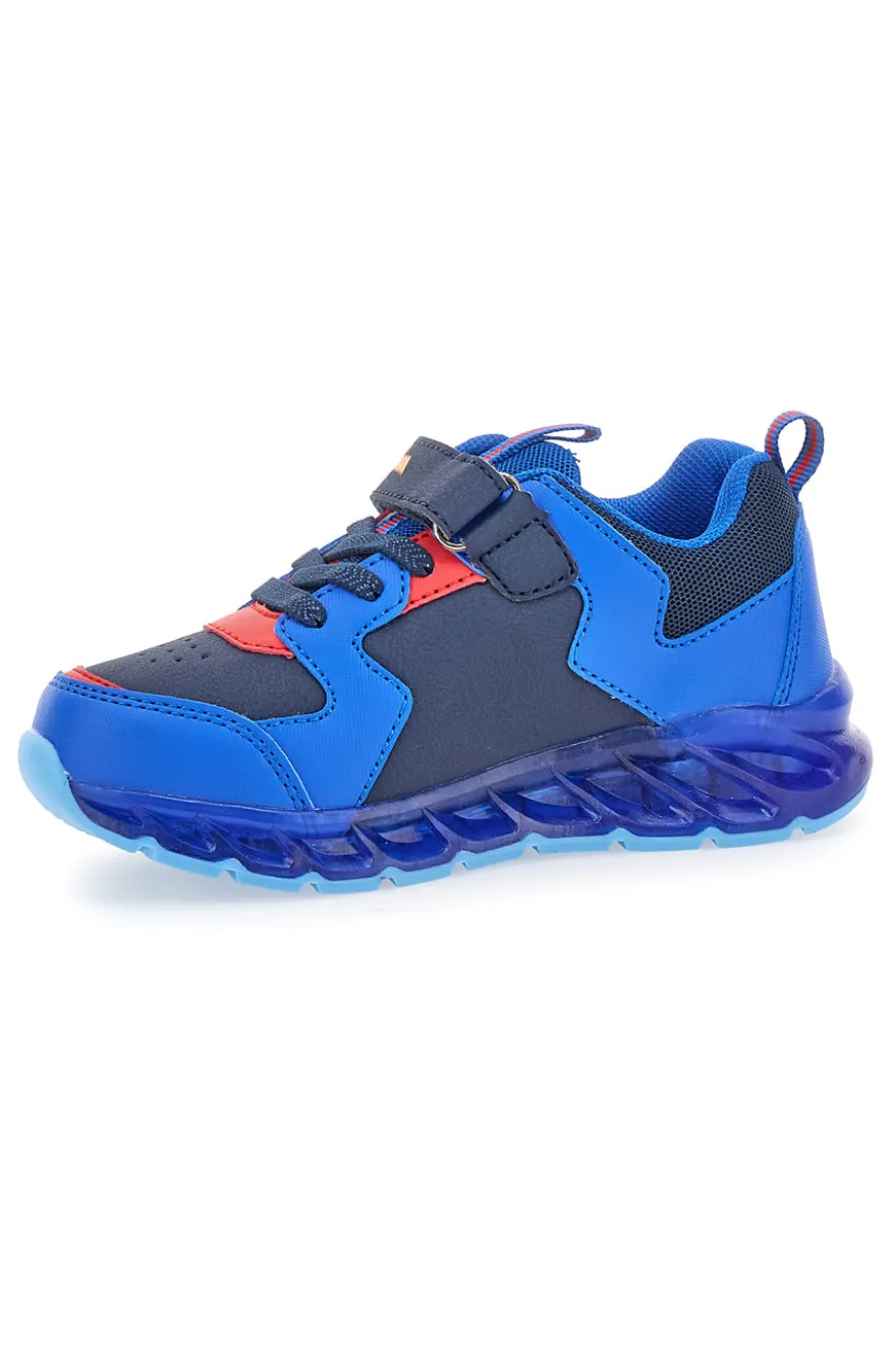 Sneakers blu con luci Spiderman R1310629S