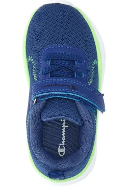 Sneakers blu con rete e strappo Champion HRO J B TD Low Cut
