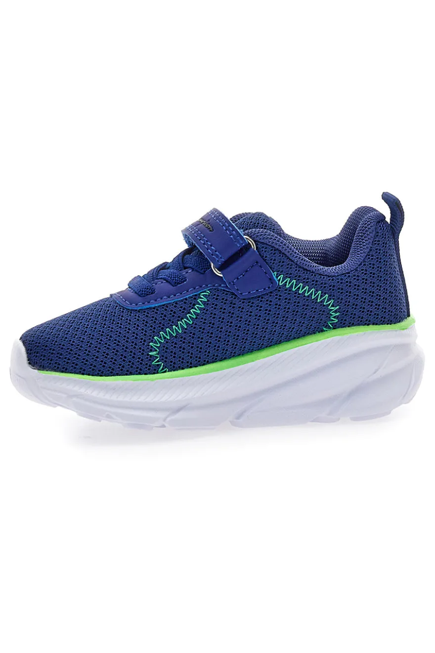 Sneakers blu con rete e strappo Champion HRO J B TD Low Cut