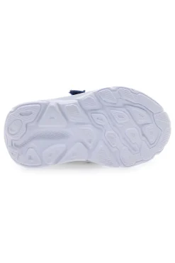 Sneakers blu con rete e strappo Champion HRO J B TD Low Cut
