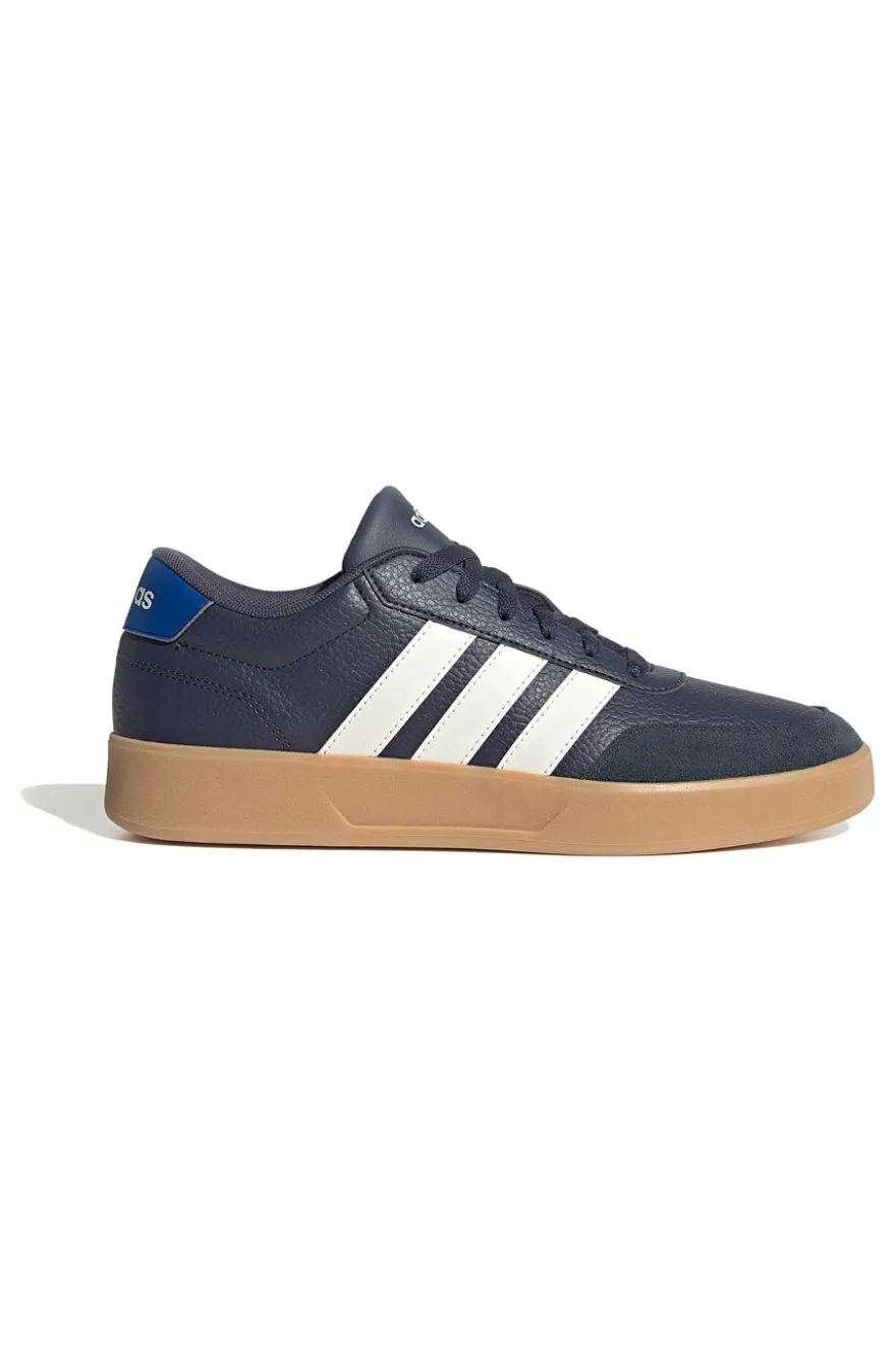 Sneakers blu con soletta EVA tomaia in pelle Adidas Breaknet 3