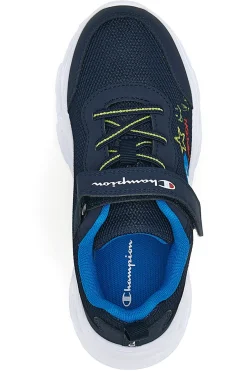 Sneakers blu con stampa e luci Champion Funfair Print B PS Low Cut Shoe