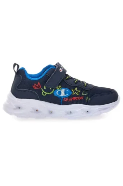 Sneakers blu con stampa e luci Champion Funfair Print B PS Low Cut Shoe