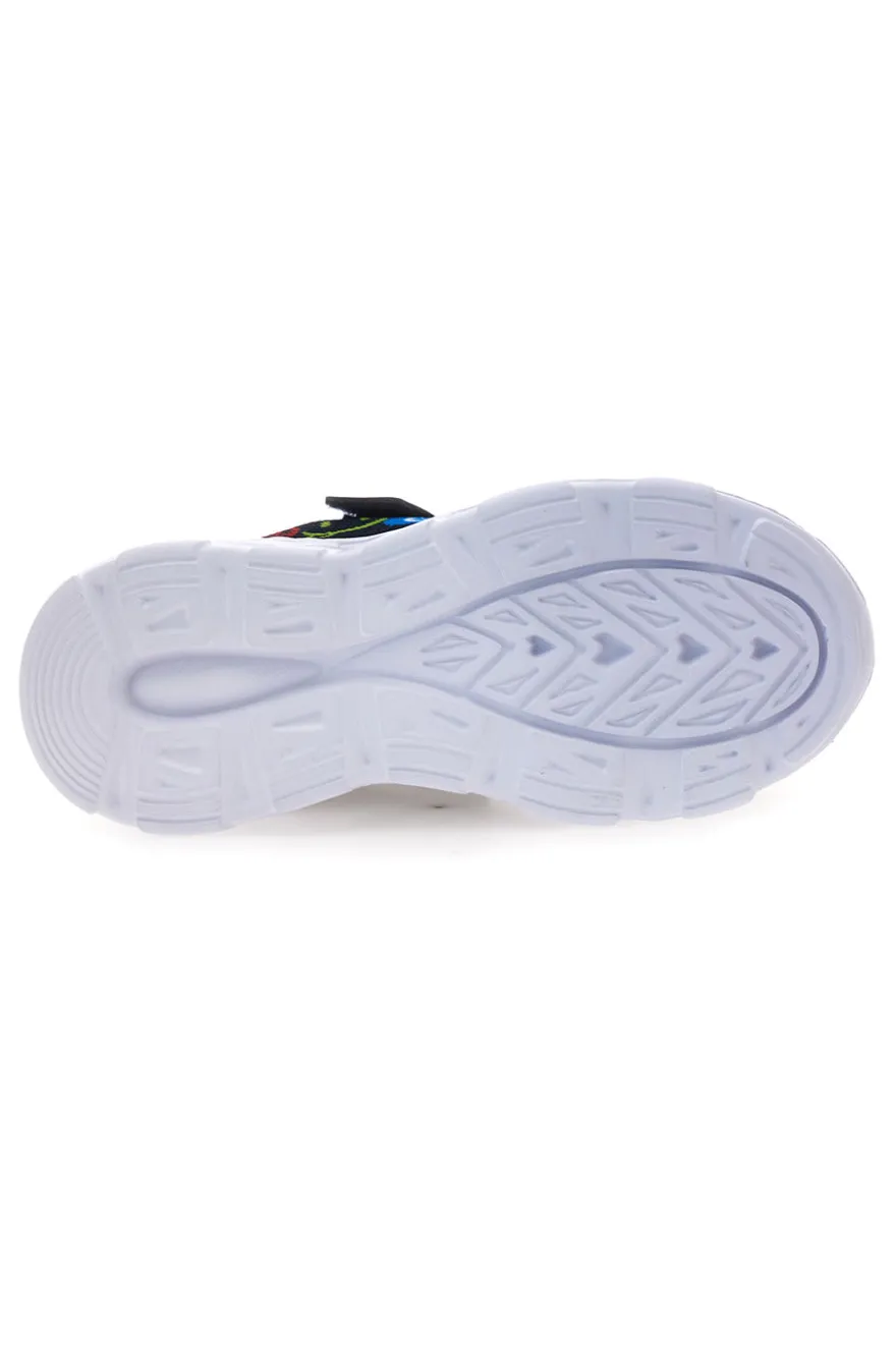 Sneakers blu con stampa e luci Champion Funfair Print B PS Low Cut Shoe