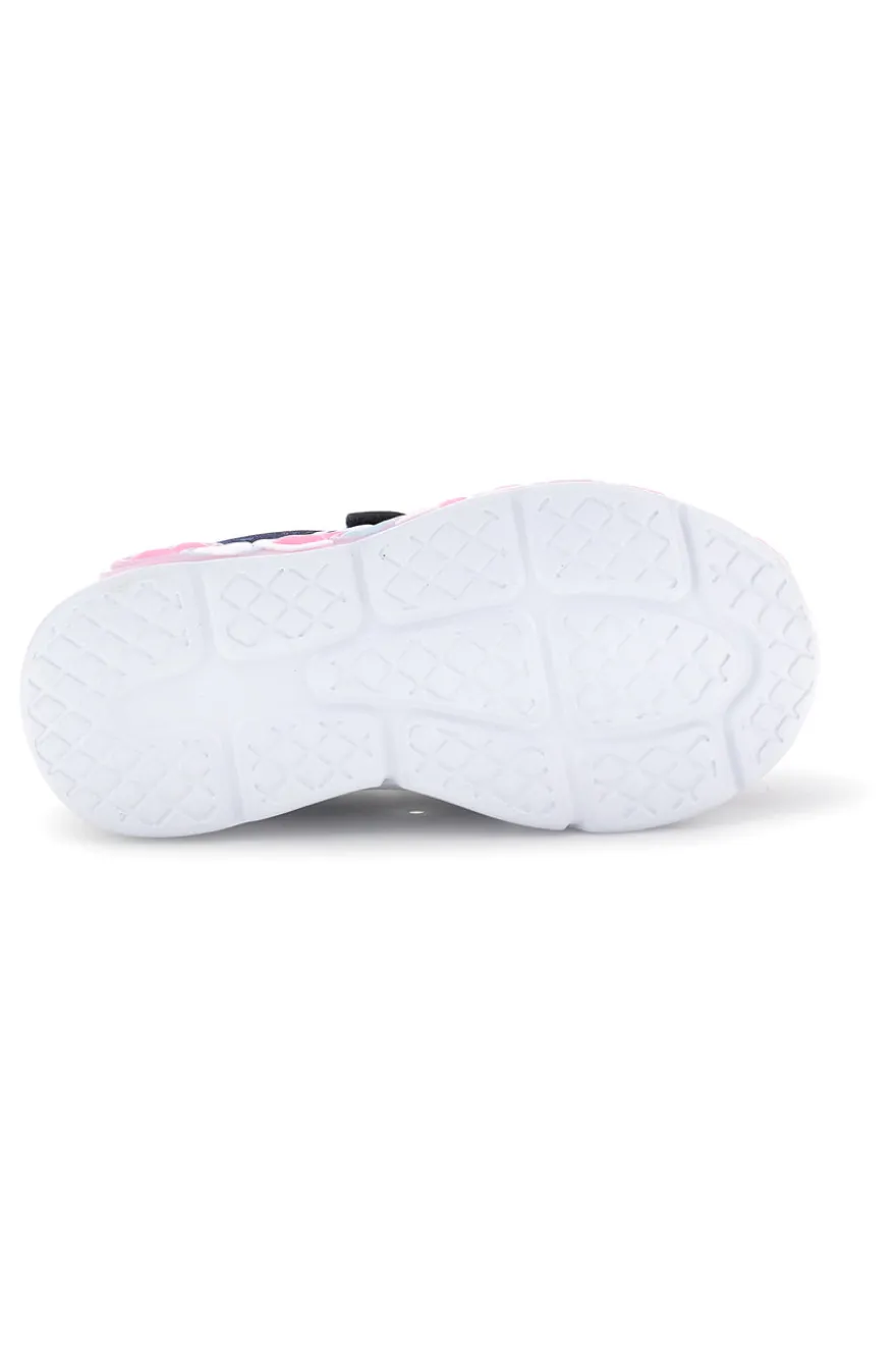 Sneakers blu con strappi e luci Mkids MJ6036
