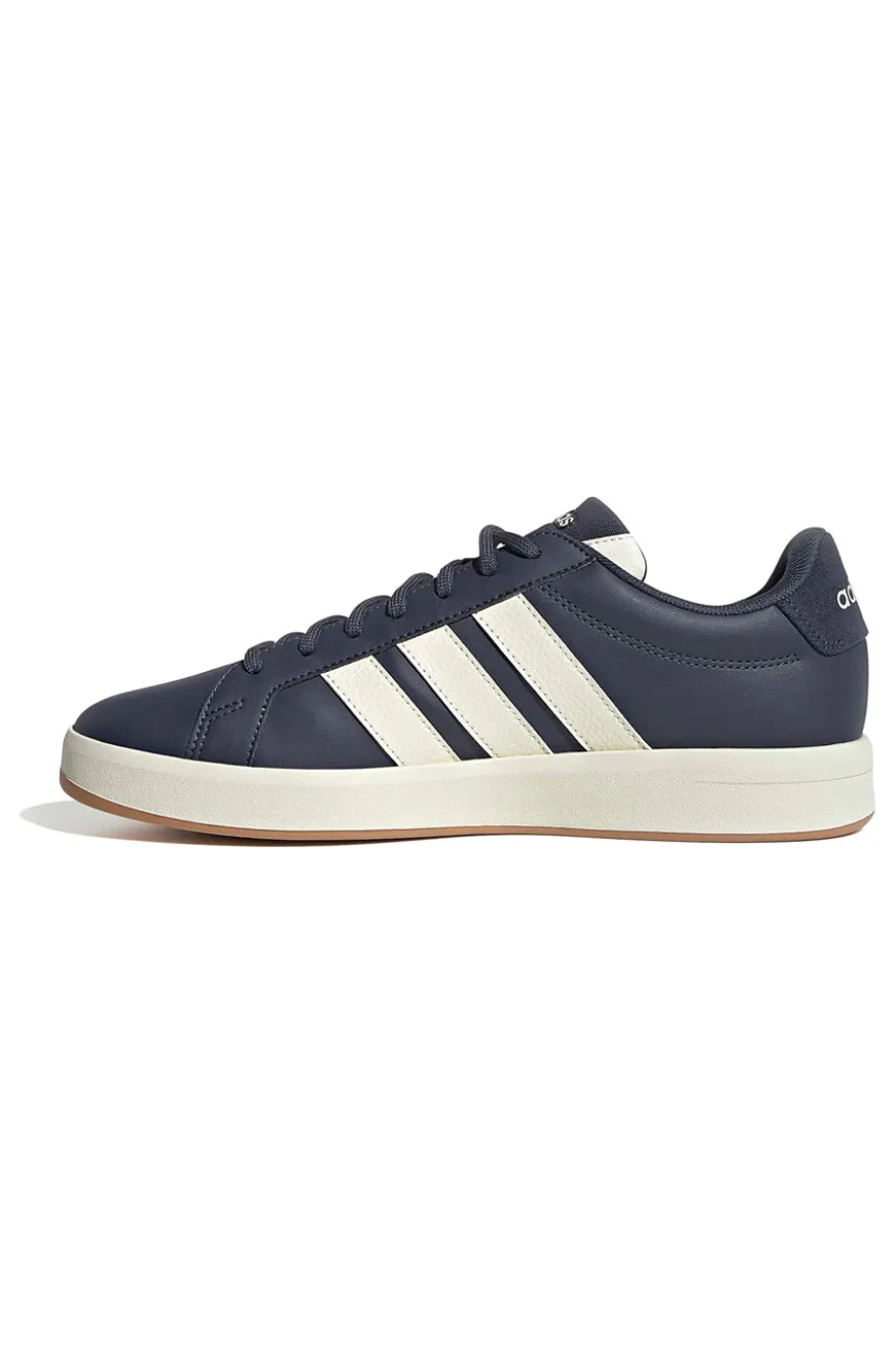 Sneakers blu con strisce bianche Adidas GRAND COURT BASE 3.0