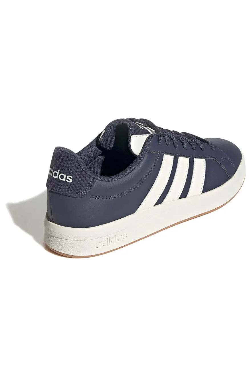 Sneakers blu con strisce bianche Adidas GRAND COURT BASE 3.0
