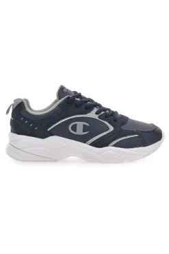 Sneakers Blu con suola a contrasto bianca CHAMPION COUNT B GS