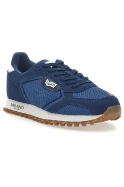 Sneakers Blu Con Suola a Contasto Gas Spidy Mix