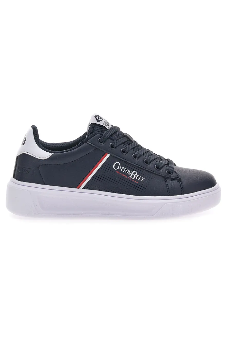Sneakers Blu con Suola Bianca COTTON BELT BRIGHTON