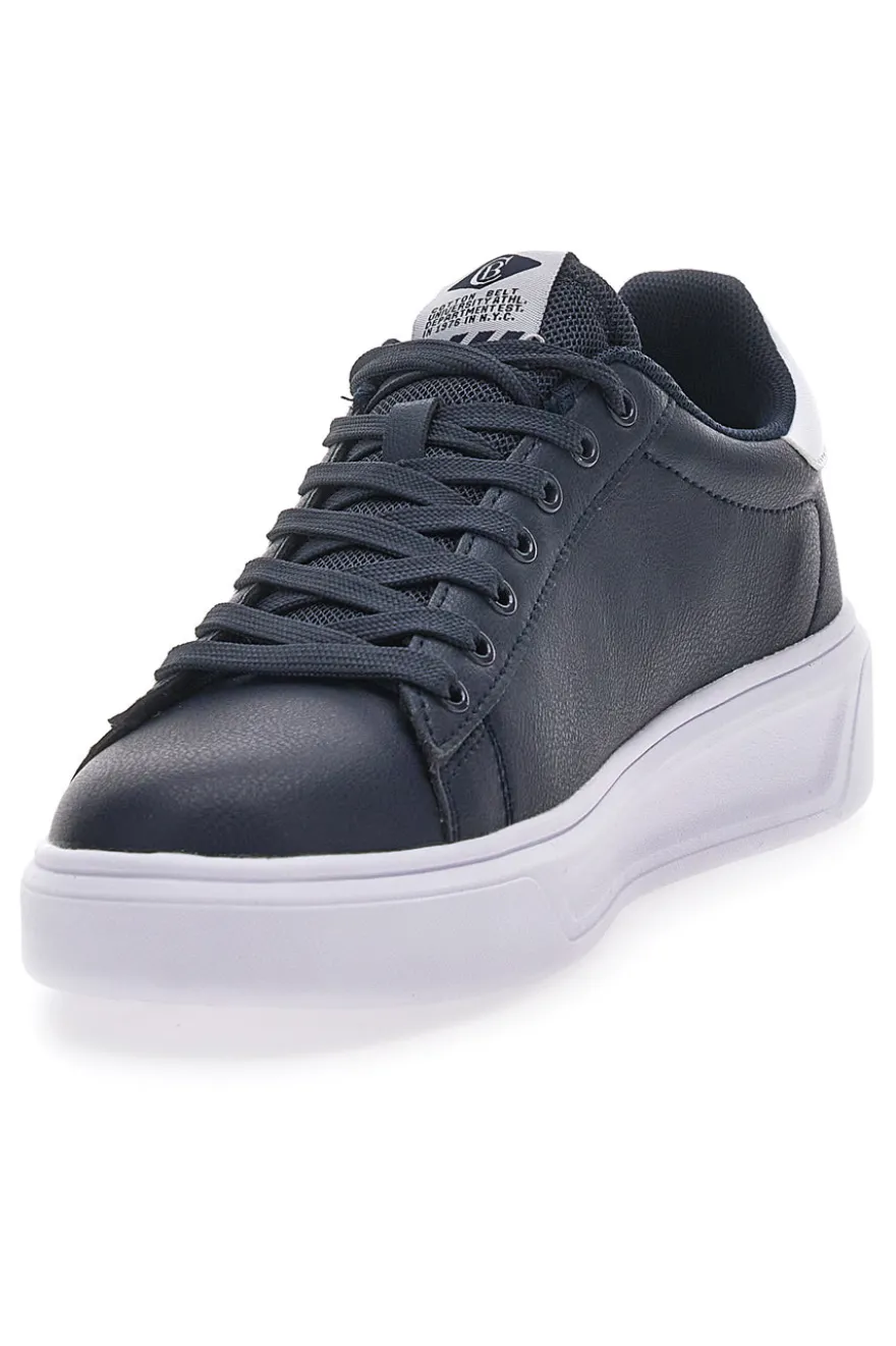 Sneakers Blu con Suola Bianca COTTON BELT BRIGHTON