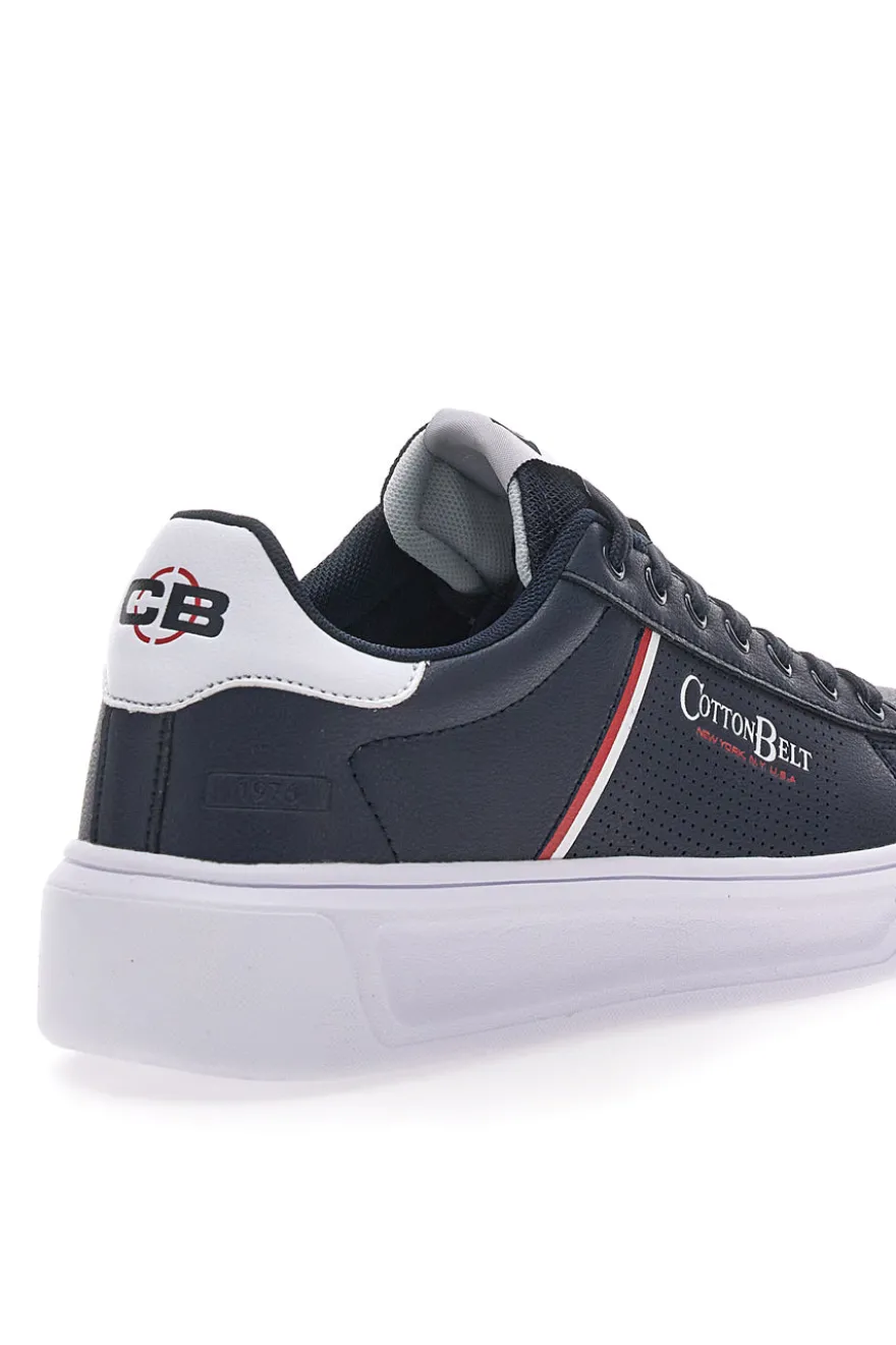 Sneakers Blu con Suola Bianca COTTON BELT BRIGHTON