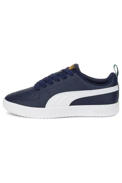 Sneakers blu con suola bianca Puma Rickie jr