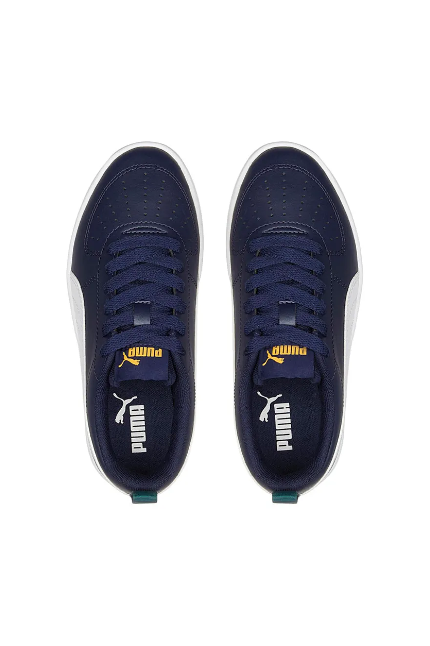Sneakers blu con suola bianca Puma Rickie jr