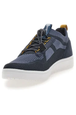 Sneakers Blu con Tomaia in Mesh e Lacci Elastici MARES MRS23307F