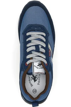 Sneakers Blu con Tomaia in Mesh Beverly Mix BEVERLY HILLS POLO CLUB