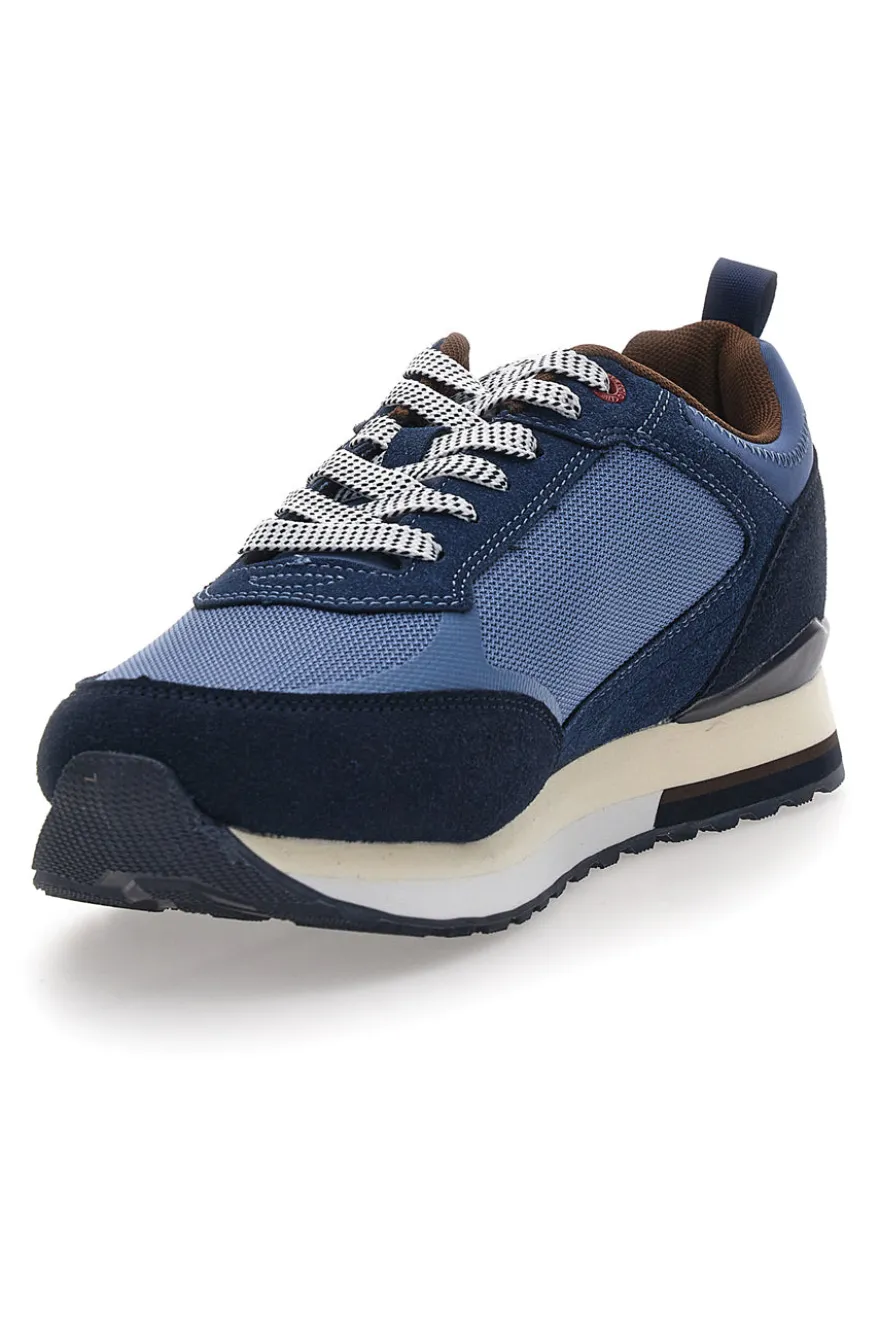 Sneakers Blu con Tomaia in Mesh Beverly Mix BEVERLY HILLS POLO CLUB