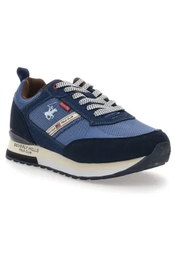 Sneakers Blu con Tomaia in Mesh Beverly Mix BEVERLY HILLS POLO CLUB
