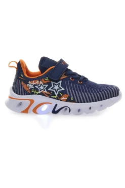 Sneakers Blu con Tomaia in Mesh e Velcro PITT KIDS K191562