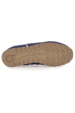 Sneakers blu con tomaia in pelle New Balance 373