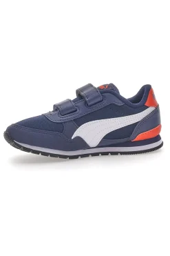 Sneakers Blu con Velcro Puma ST Runner JR