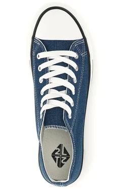 Sneakers blu denim con lacci 2t2l 8011