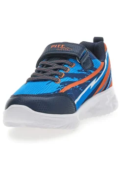 Sneakers Blu e Arancioni con Luci Integrate PITT KIDS K21900