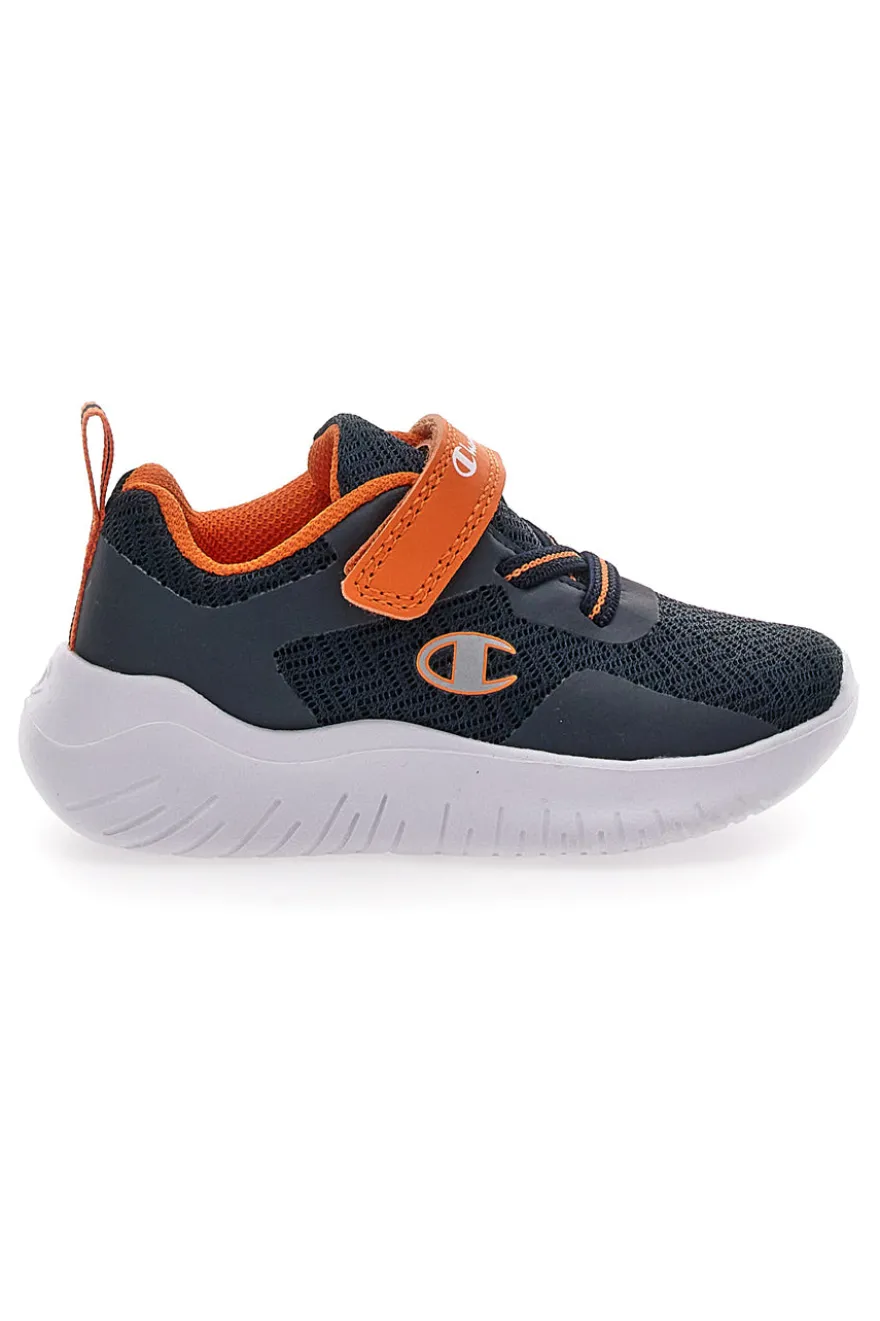 Sneakers Blu e Arancioni Primi Passi Champion Sofety Evolve B TD